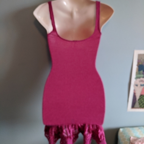 FREE People pink knit dress xs - Picture 4 of 9